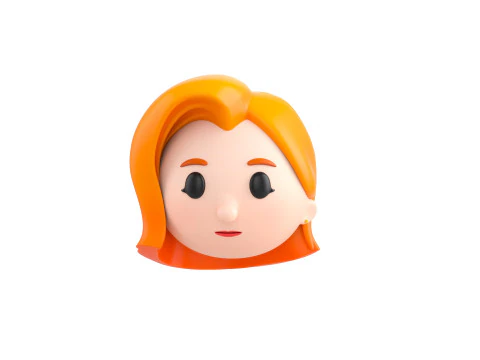 Prop292 Woman Head 3D Model