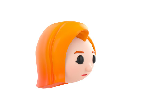 Prop292 Woman Head 3D Model