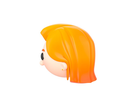 Prop292 Woman Head 3D Model