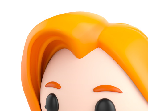 Prop292 Woman Head 3D Model