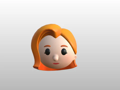 Prop292 Woman Head 3D Model