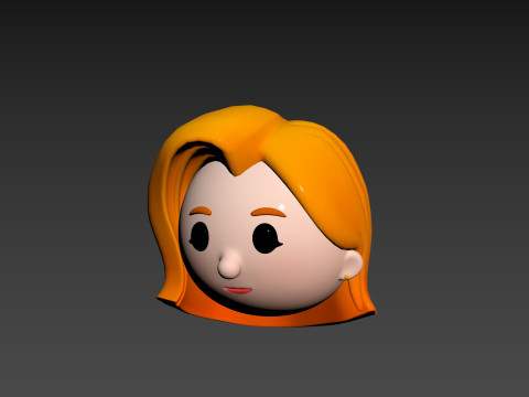 Prop292 Woman Head 3D Model