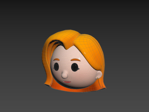Prop292 Woman Head 3D Model