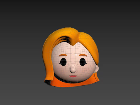 Prop292 Woman Head 3D Model