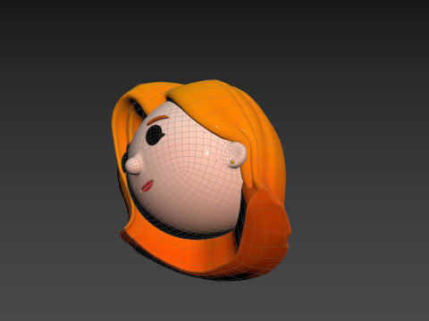 Prop292 Woman Head 3D Model