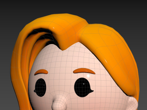 Prop292 Woman Head 3D Model