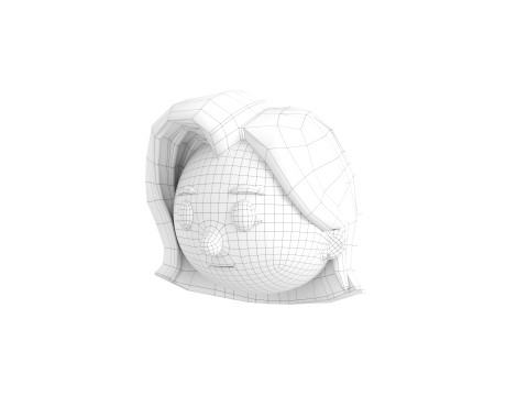 Prop292 Woman Head 3D Model