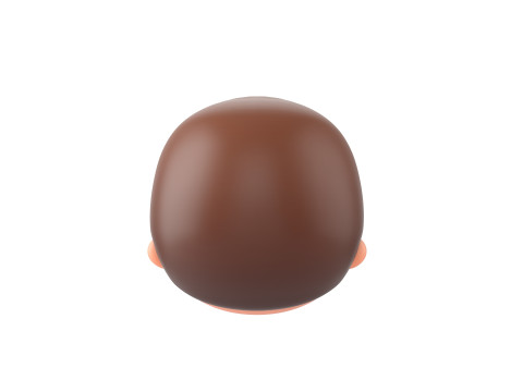 Prop293 Man Head Model 3D