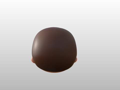 Prop293 Man Head Model 3D