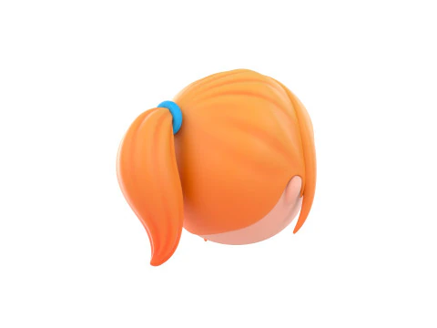 Prop294 Girl Head 3D Model