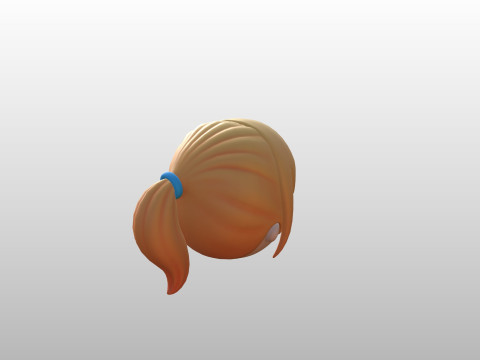 Prop294 Girl Head 3D Model