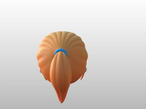 Prop294 Girl Head 3D Model