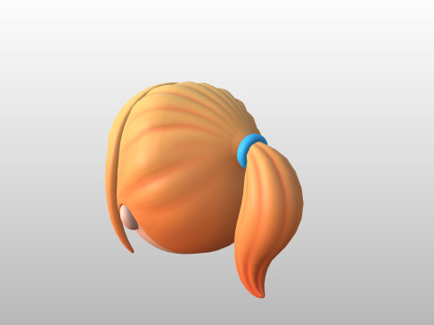Prop294 Girl Head 3D Model