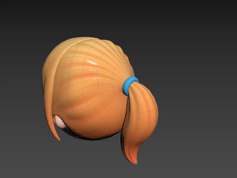 Prop294 Girl Head 3D Model