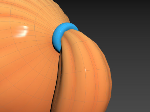 Prop294 Girl Head 3D Model