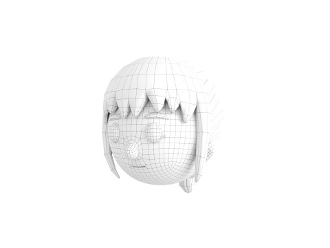 Prop294 Girl Head 3D Model