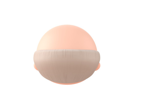Prop295 Old Man Head Model 3D