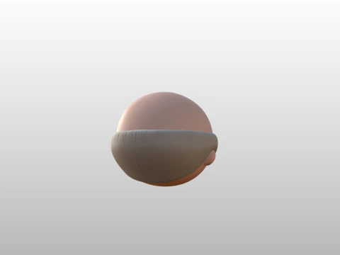 Prop295 Old Man Head 3D Model
