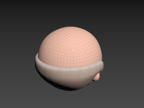Prop295 Old Man Head Model 3D