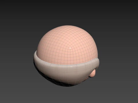 Prop295 Old Man Head 3D Model