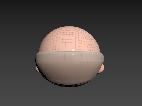 Prop295 Old Man Head Model 3D