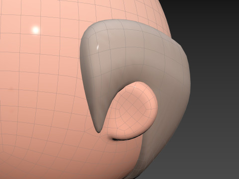 Prop295 Old Man Head Model 3D