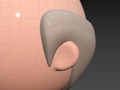Prop295 Old Man Head 3D Model
