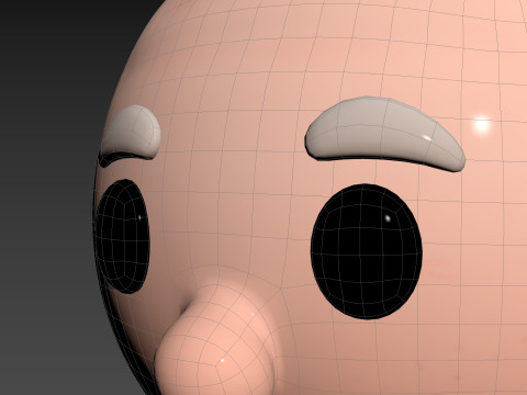 Prop295 Old Man Head Model 3D