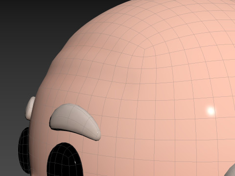 Prop295 Old Man Head Model 3D