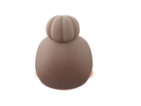 Prop296 Old Woman Head 3D Model