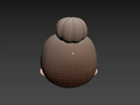 Prop296 Old Woman Head 3D Model