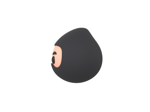 Prop297 Ninja Head 3D Model