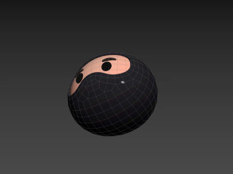 Prop297 Ninja Head 3D Model