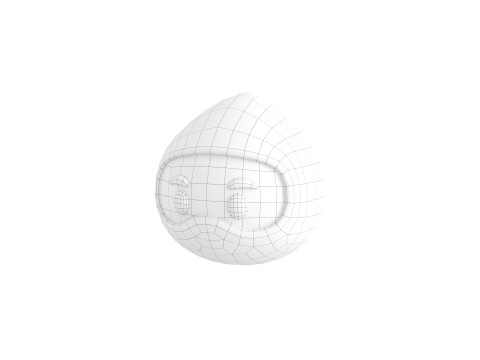 Prop297 Ninja Head 3D Model