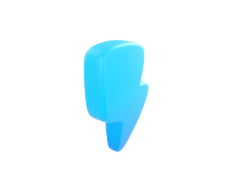 Symbole024 Foudre Modèle 3D