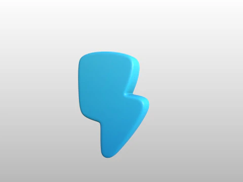 Symbole024 Foudre Modèle 3D