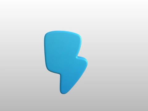 Symbole024 Foudre Modèle 3D