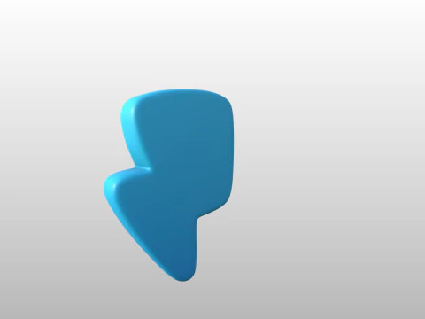 Symbole024 Foudre Modèle 3D