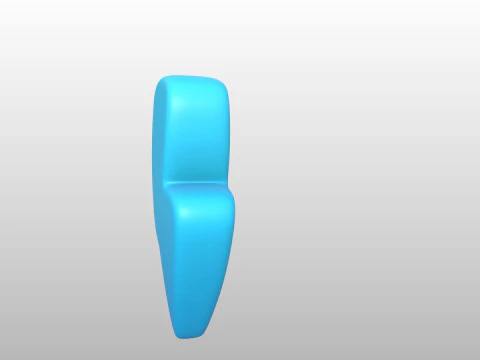 Symbole024 Foudre Modèle 3D