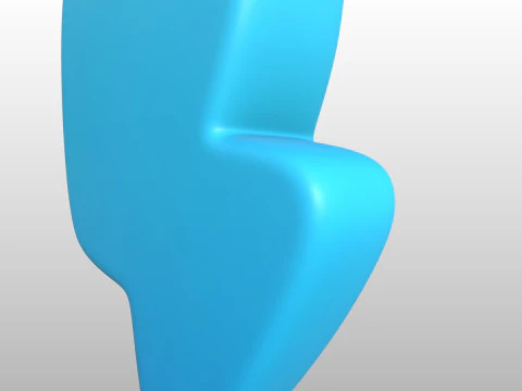 Symbole024 Foudre Modèle 3D