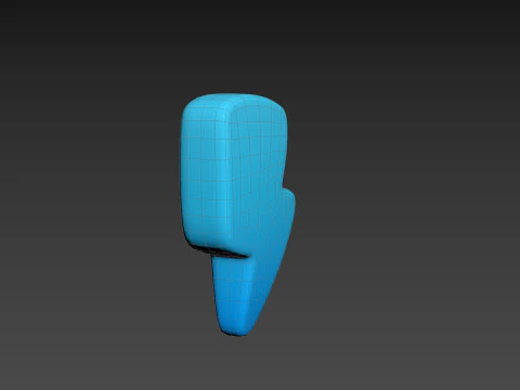 Symbole024 Foudre Modèle 3D