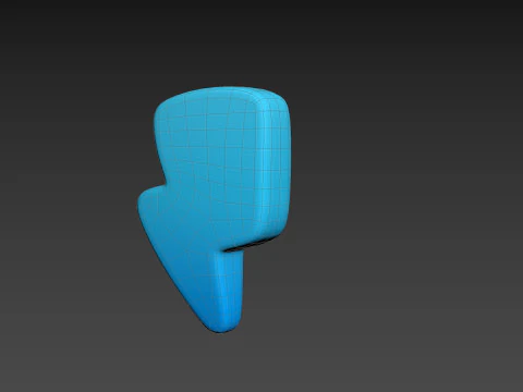 Symbole024 Foudre Modèle 3D