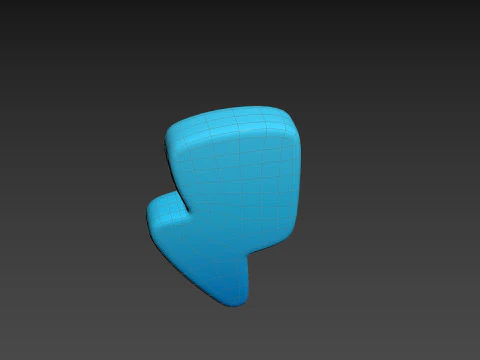 Symbole024 Foudre Modèle 3D