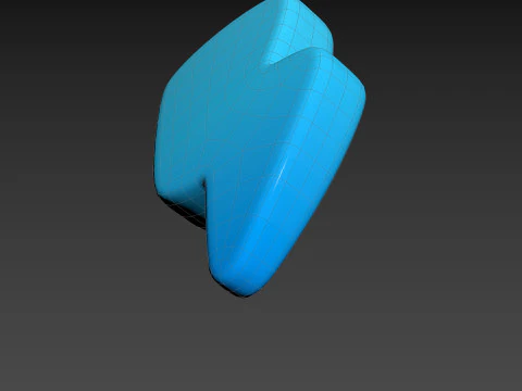 Symbole024 Foudre Modèle 3D