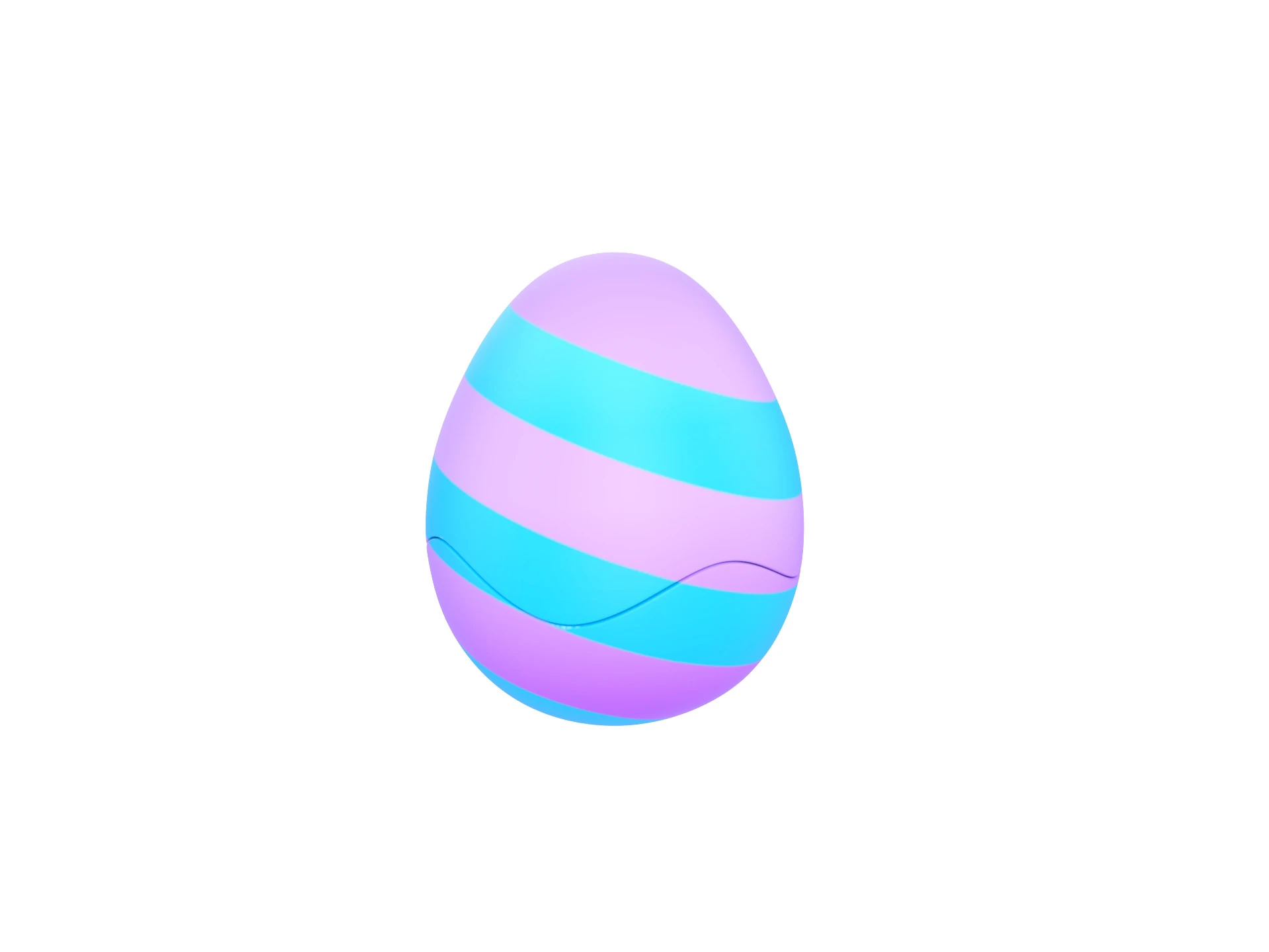 Prop299 Easter Egg 3D Model .c4d .max .obj .3ds .fbx .stl .blend 