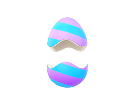 Prop299 Easter Egg Modello 3D