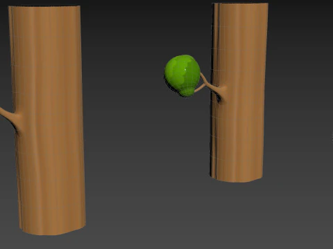 Prop302 Modular Tree 3D Model