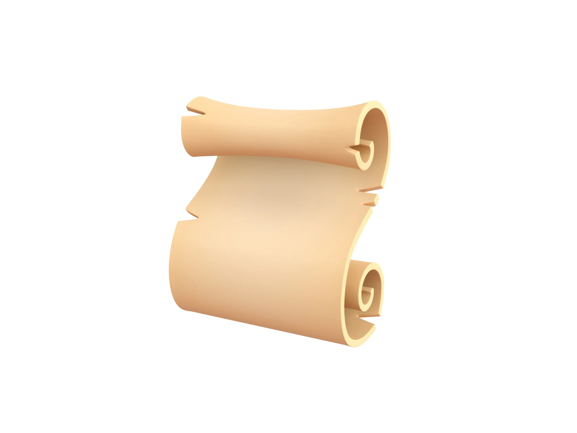 Prop303 Old Paper 3D Model .c4d .max .obj .3ds .fbx .stl .blend 