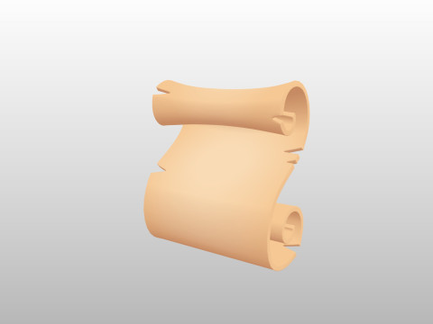 Prop303 Old Paper Model 3D