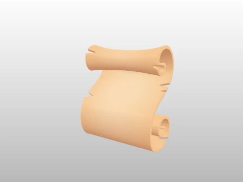 Prop303 Old Paper 3D Model